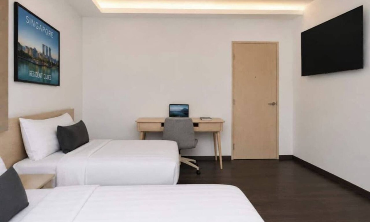 Lavender Hotel | Standard Twin Bed Room @ Rochor Hotel 2