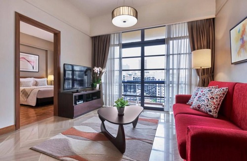 Downtown Singapore Apartment | Spacious 3-bedroom apartment in lovely Singapore with AC,Balcony and gym