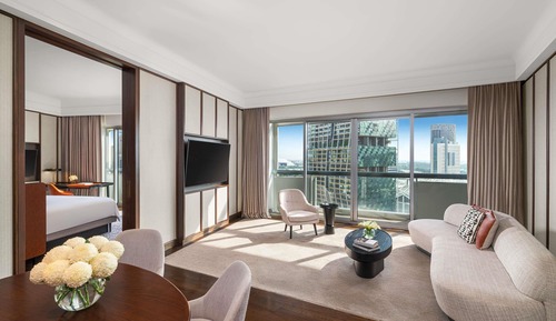 Ambassador Suite, 1 King, 2 Balconies & Fairmont Gold Lounge Access
