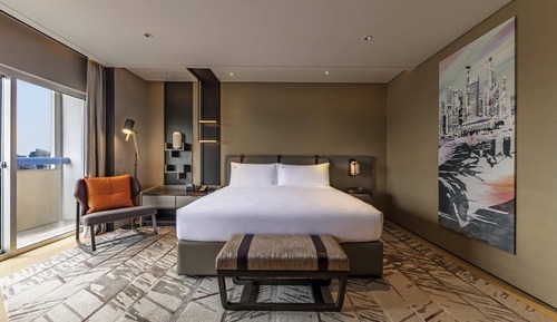 Executive, 1 King, L65 Lounge Access, High Floor, Balcony, City View