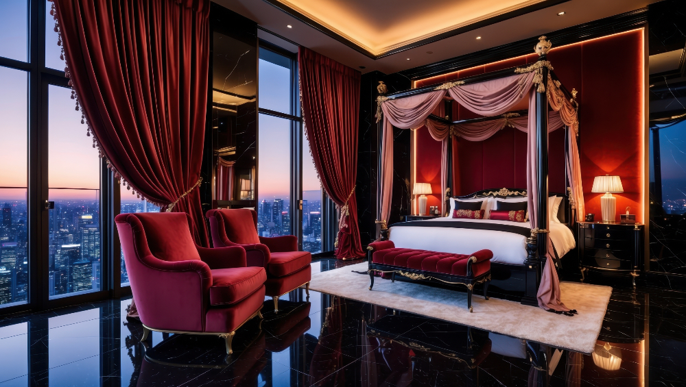 Crest Suite, 1 King, L65 Lounge Access, High Floor, 2 Balconies, Panoramic View