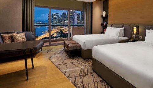 Premier Prestige, Two Doubles, Balcony, Marina Bay View