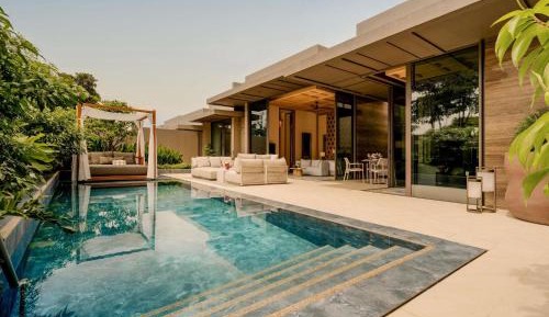 Sunset One-Bedroom Villa with Pool, 1 King Bed
